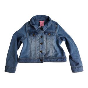 Issac Mizrahi Little Girls Denim Jean Jacket Sz XS (4) Cowgirl School Streetwear